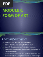 Module 5 - Form of Art