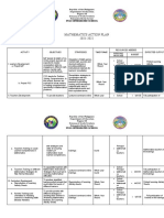 Mathematics Action Plan 2021-2022: Polo Integrated School