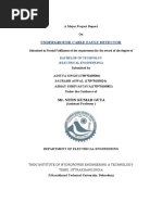 Underground Cable Fault Detector: A Major Project Report On