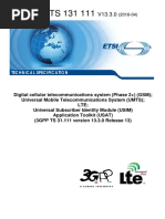 Etsi Ts 1 131 111: Technical Specification ION