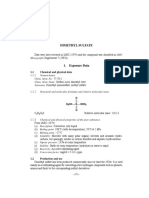 Dimethyl Sulfate: 1.1 Chemical and Physical Data