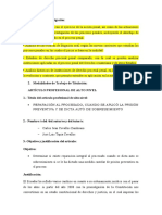 Planificacion Del Articulo de Investigacion