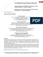 Avaliação Da Situação de Risco Devido À Erosão Hidrica em Trecho Do Córrego Afonso XIII em Tupã - SP