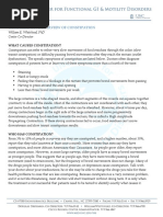 Comprehensive Overview of Constipation: William E. Whitehead, PHD Center Co-Director