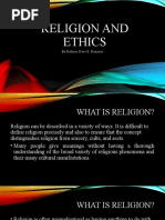 Religion and Ethics: by Reilmor Dave R. Romines