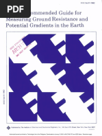 IEEE Recommended Guide For Measuring Ground Resistance and Potential Gradients in The Earth