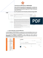 Portafolio Del Instructor LMS Plataforma TERRITORIUM