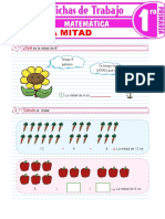 La Mitad para Primer Grado de Primaria