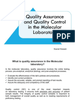 QC and QA in Molecular Laboratory