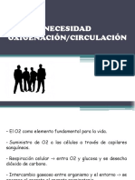 TEMA 3 Necesidad de Oxigenación y Circulación.