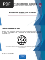 Aplicación de La ISO 9000 - 2000 en Empresas Mexicanas