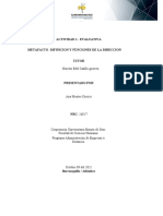 Actividad 1 Metafacto Difinicion y Funciones de La Direccion