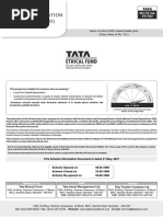 Ethical Fund: Scheme Information Document (Sid)