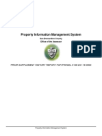 Property Information Management System: Prior Supplement History Report For Parcel 0148-241-16-0000