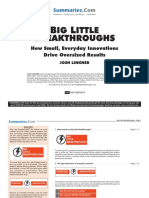 IG Ittle Reakthroughs: How Small, Everyday Innovations Drive Oversized Results