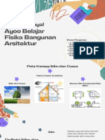 Fisika Bangunan, Materi 1