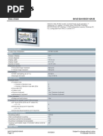 Data Sheet 6AV2124-0GC01-0AX0: General Information