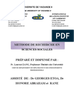 Cours Methode de Recherche