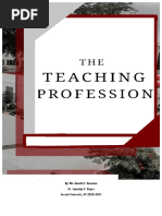 Module Ed 102 The Teaching Profession Midterm Coverage