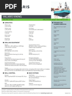 Valaris Viking: Primary Rig Characteristics Capacities