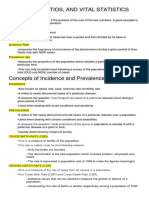 Rates Ratio and Epidemiology Reviewer