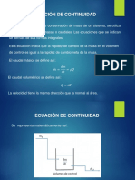 Ecuación de La Continuidad, Energía y Momentum