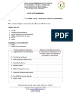 Consejo de Aula 2021 y Acta de Titularidad 10-1