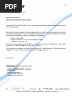 Notificacion de Examen Medico A Empleado