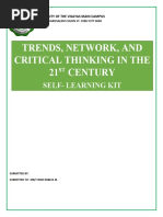 Trends, Network, and Critical Thinking in The 21 Century: Self-Learning Kit