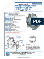 Self Priming Centrifugal Pump: Models 03H1-GL, 03H1-GR, 03H3-GL and 03H3-GR