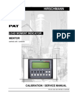 Hirschmann Mentor Service Calibration Manual 190198 - A