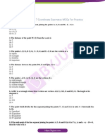 Class 10 Maths Chapter 7 Coordinate Geometry MCQs For Practice