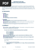 LEGO Simulation Instructions