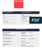 Apartment Contract For Lease