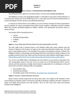 Science 10 Quarter 1 Performance Task No. 1: Differentiated Performance Task