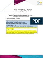 Paso 2 - Identificación Del Contexto Institucional