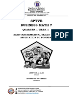 Sptve: Business Math 7