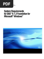 System Requirements For SAS 9.1.3 Foundation For Microsoft Windows