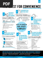 The Quest For Convenience Infographic