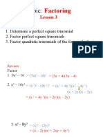 Factoring Part 3 PSTJ General Trinomial Year2