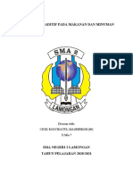 Kliping Zat Aditif Pada Makanan Dan Minuman