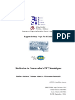 Réalisation de Commandes MPPT Numériques - Chaouki