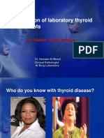 Interpretation of Laboratory Thyroid Function Tests: The "Hidden" Health Problem