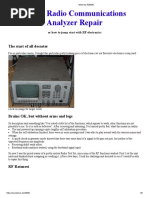 R2600 Radio Communications Analyzer Repair: The Start of All Desaster