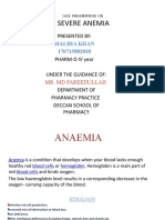 CASE PRESENTATION ON Anemia