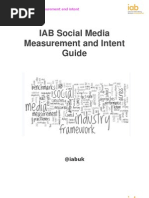 IAB Social Media Measurement and Intent Guide: @iabuk