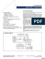 4-Mbit (256K X 16) Static RAM: Features Functional Description