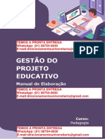 Gestão Do Projeto Educativo Manual de Elaboração - Pedagogia