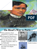 Rizal's Parisian Life