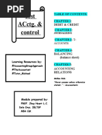 Cost Accounting and Control Module